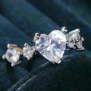 🔥 New Fashion Exquisite Promise Eternal Love Heart Ring, GPMB1523